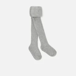 Accessoires-Jacadi Collants côtelés bébé - gris chine clair GRIS CHINE CLAIR JACADI