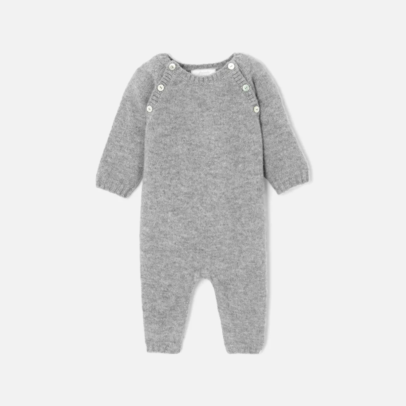 Combinaison, Barboteuse Et Ensemble-Jacadi Combinaison bébé en cachemire - gris chine clair GRIS CHINE CLAIR JACADI
