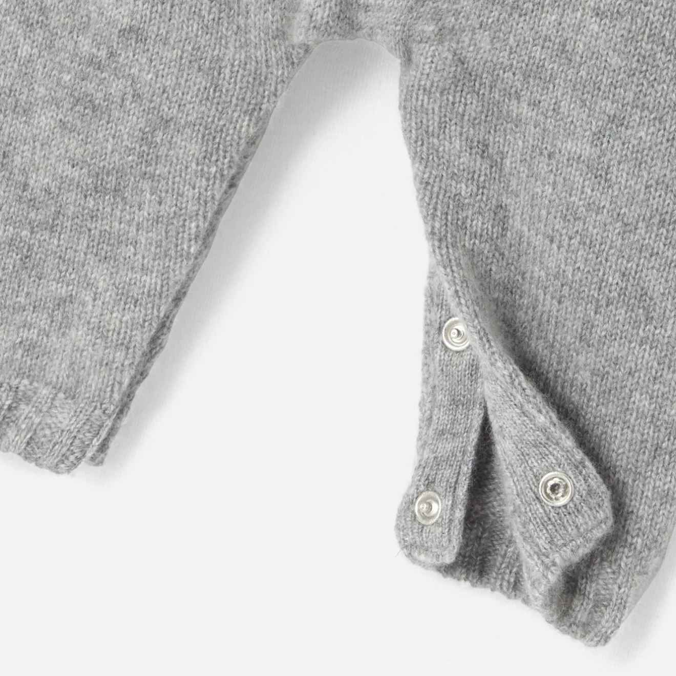 Combinaison, Barboteuse Et Ensemble-Jacadi Combinaison bébé en cachemire - gris chine clair GRIS CHINE CLAIR JACADI