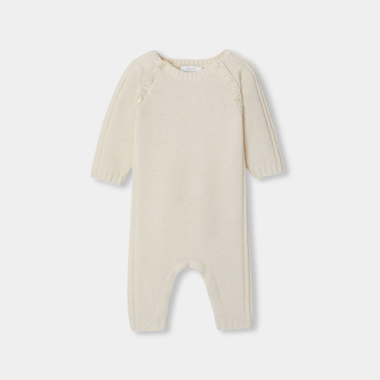 Combinaison, Barboteuse Et Ensemble-Jacadi Combinaison bébé en cachemire - blanc doux BLANC DOUX JACADI