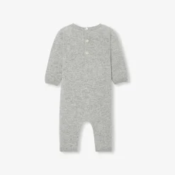 Combinaison, Barboteuse Et Ensemble-Jacadi Combinaison bébé en cachemire - lore GRIS/MULTICO
