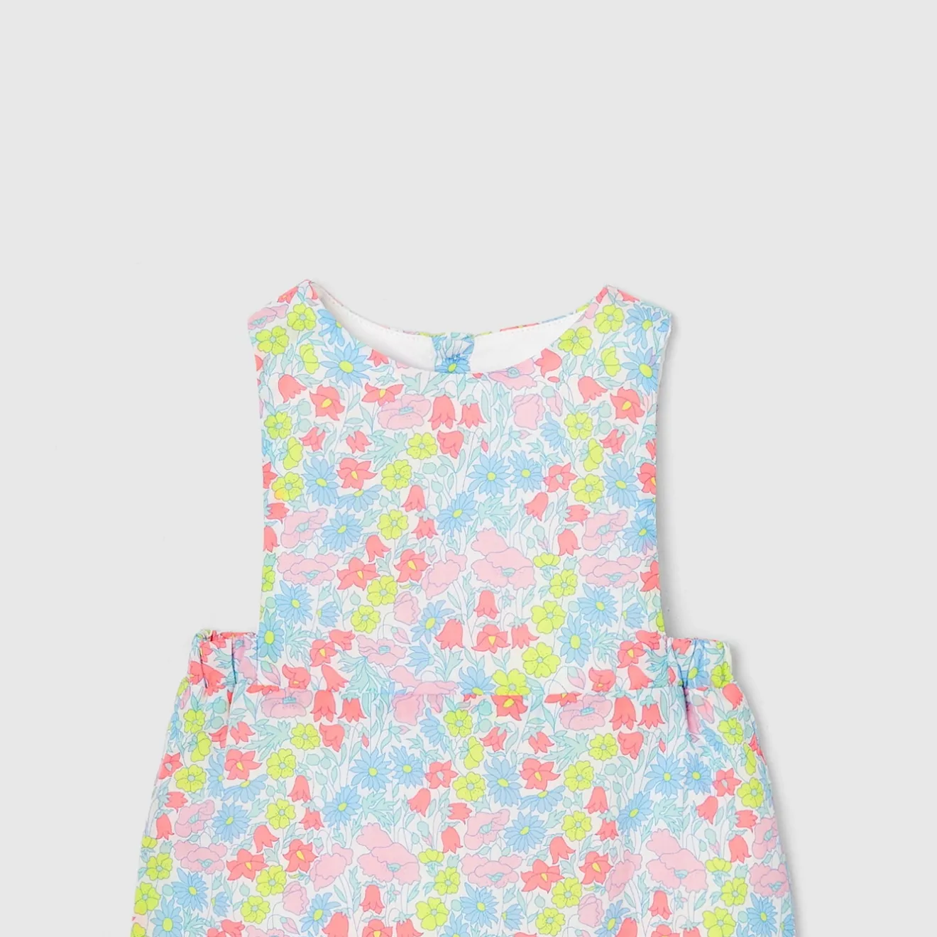 Combinaison, Barboteuse Et Ensemble-Jacadi Combinaison bébé fille en tissu Liberty - lore BLANC/MULTICO
