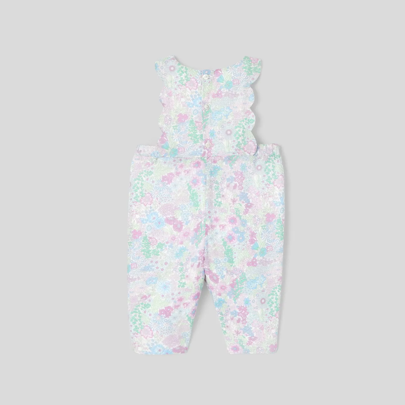 Combinaison, Barboteuse Et Ensemble-Jacadi Combinaison bébé fille en tissu Liberty - lore BLANC/MULTICO