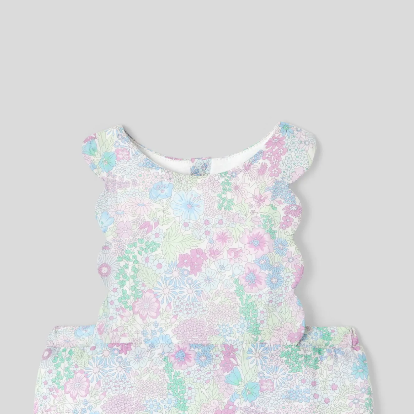 Combinaison, Barboteuse Et Ensemble-Jacadi Combinaison bébé fille en tissu Liberty - lore BLANC/MULTICO