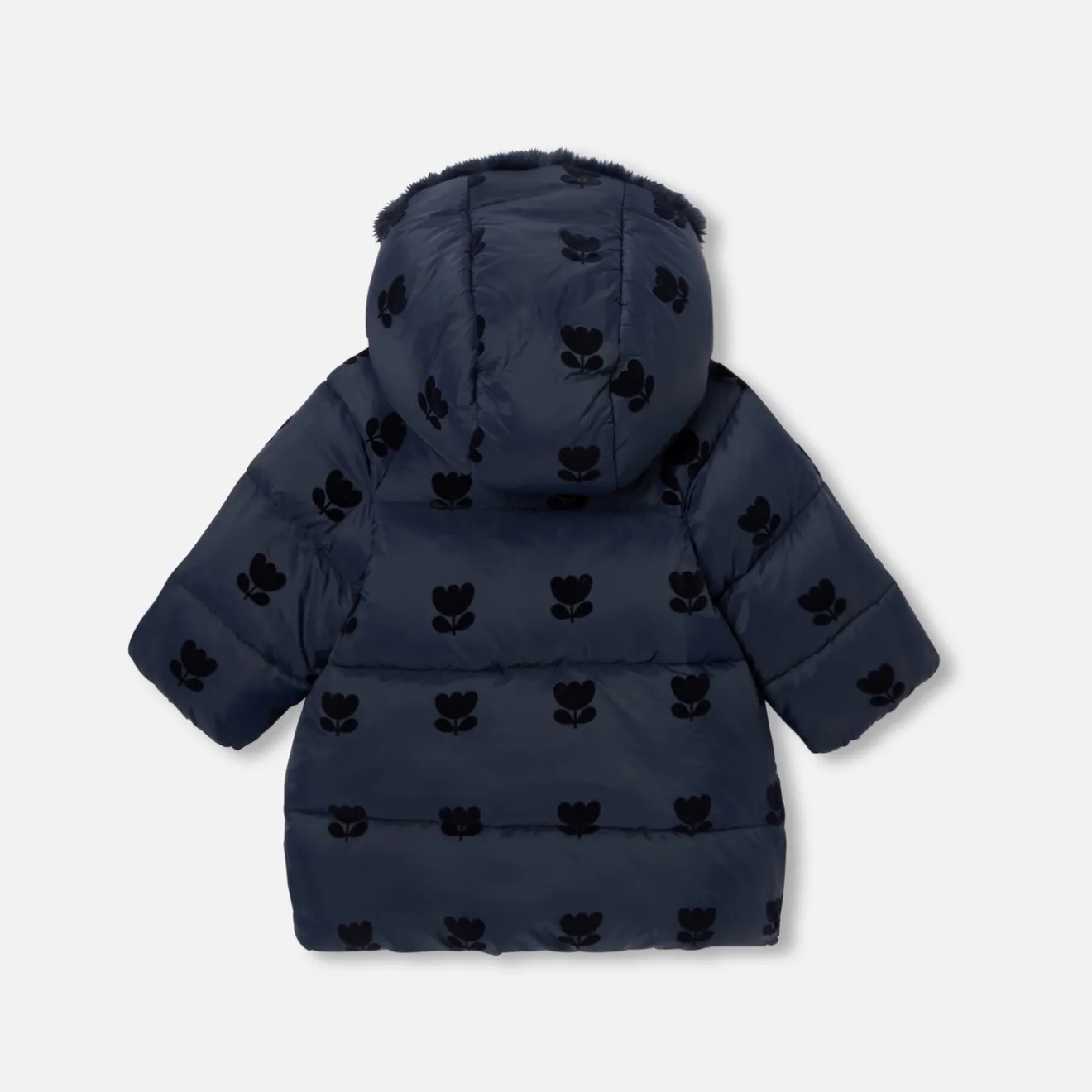 Manteaux, Vestes Et Combi Pilote-Jacadi Doudoune mi-longue bébé fille - marine MARINE JACADI