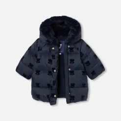 Manteaux, Vestes Et Combi Pilote-Jacadi Doudoune mi-longue bébé fille - marine MARINE JACADI