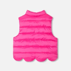 Manteaux, Vestes Et Combi Pilote-Jacadi Doudoune sans manches bébé fille réversible - lore ROSE/MULTICO