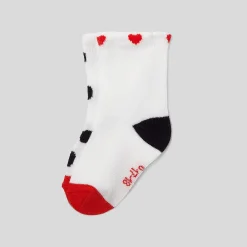Accessoires-Jacadi Duo de chaussettes bébé fille BLANC/MULTICO