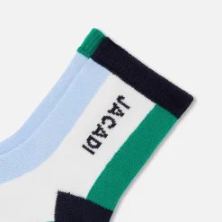 Accessoires-Jacadi Duo de chaussettes bébé garçon - BLEU/VERT