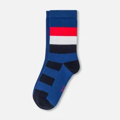 Accessoires-Jacadi Duo de chaussettes enfant garçon MULTICO