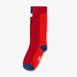 Accessoires-Jacadi Duo de chaussettes hautes enfant garçon - lore MULTICO
