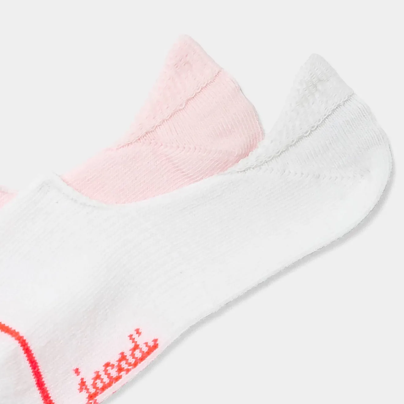 Accessoires-Jacadi Duo de chaussettes invisibles enfant fille - BLANC/ROSE