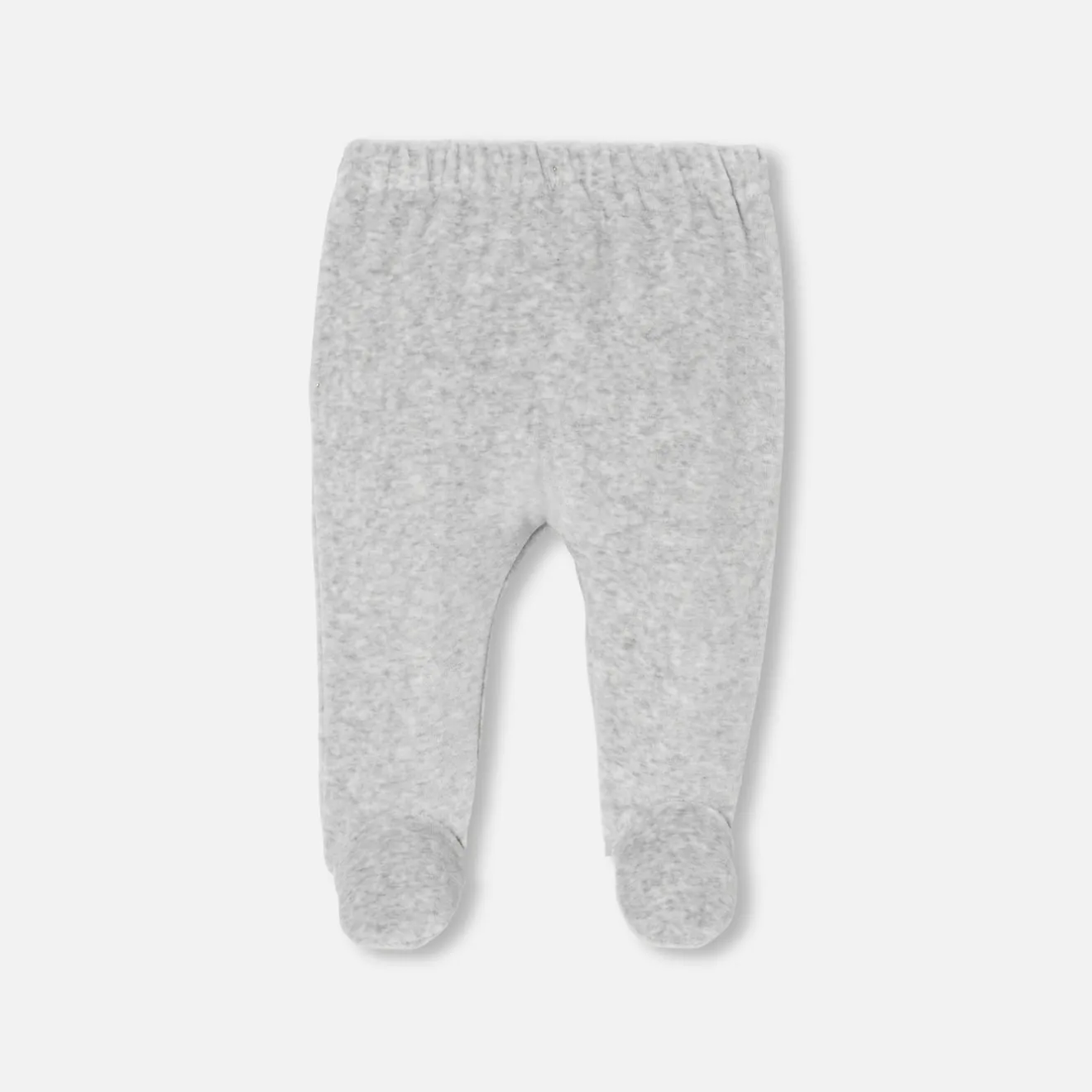 Combinaison, Barboteuse Et Ensemble-Jacadi Ensemble confort bébé en velours - gris chine clair GRIS CHINE CLAIR JACADI