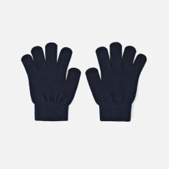 Accessoires|Accessoires-Jacadi Gants unis enfant - marine MARINE JACADI