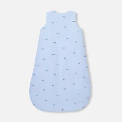 Gigoteuse, Couverture|Gigoteuses Et Couvertures-Jacadi Gigoteuse 0-6 mois en coton - lore BLEU DEAU/MULTICO