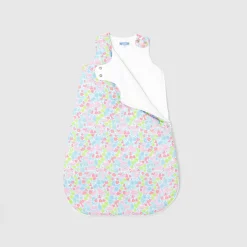 Gigoteuse, Couverture|Gigoteuses Et Couvertures-Jacadi Gigoteuse 0-6 mois en tissu Liberty bébé fille - lore BLANC/MULTICO