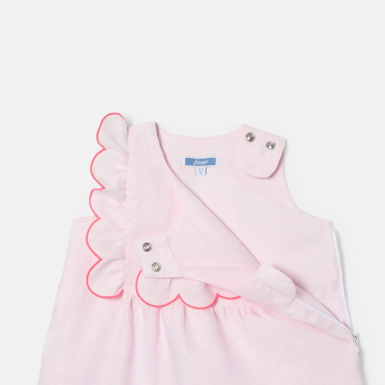 Gigoteuse, Couverture|Gigoteuses Et Couvertures-Jacadi Gigoteuse en lin 0-6 mois - rose pale ROSE PALE JACADI