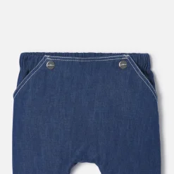 Pantalon, Bloomer Et Short-Jacadi Jean bébé garçon en toile légère - DENIM FONCE