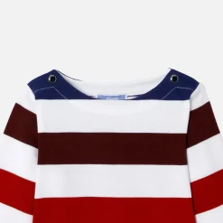 T-Shirt Et Polo-Jacadi Marinière bébé garçon - BLANC/ROUGE