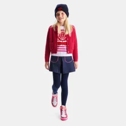 T-Shirt, Polo Et Sous-Pull-Jacadi Marinière enfant fille - BLANC/ROSE