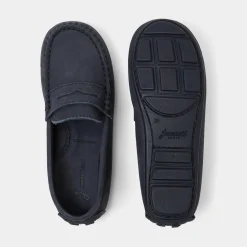 Chaussures Basses|Chaussures-Jacadi Mocassins enfant garçon en nubuck - marine MARINE JACADI