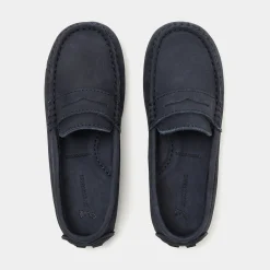 Chaussures Basses|Chaussures-Jacadi Mocassins enfant garçon en nubuck - marine MARINE JACADI