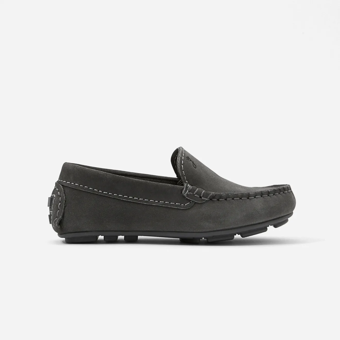 Chaussures Basses|Chaussures-Jacadi Mocassins enfant garçon en nubuck - gris anthracite GRIS ANTHRACITE JACADI