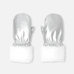 Accessoires-Jacadi Moufles enfant fille - ARGENT