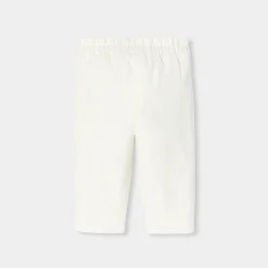 Pantalon Et Short-Jacadi Pantalon bébé fille en velours - blanc doux BLANC DOUX JACADI