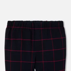 Pantalon Et Short-Jacadi Pantalon bébé garçon à carreaux - MARINE/ROUGE