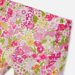 Pantalon, Bloomer Et Short-Jacadi Pantalon confort bébé fille en Tissu Liberty - lore ROSE/MULTICO