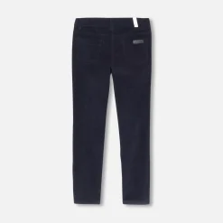 Pantalon Et Jogging-Jacadi Pantalon slim en velours enfant fille - marine MARINE JACADI
