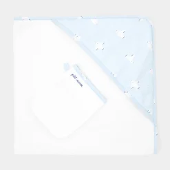 Sorties De Bain Et Peignoirs-Jacadi Parure de bain - BLANC/BLEU