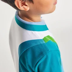 T-Shirt, Polo Et Sous-Pull-Jacadi Polo enfant garçon en piqué de coton - lore BLANC/MULTICO
