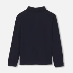 T-Shirt, Polo Et Sous-Pull-Jacadi Polo manches longues enfant garçon - marine MARINE JACADI