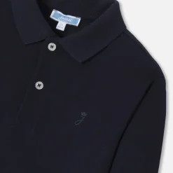 T-Shirt, Polo Et Sous-Pull-Jacadi Polo manches longues enfant garçon - marine MARINE JACADI