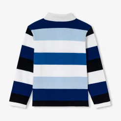 T-Shirt, Polo Et Sous-Pull-Jacadi Polo manches longues enfant garçon - lore BLEU/MULTICO