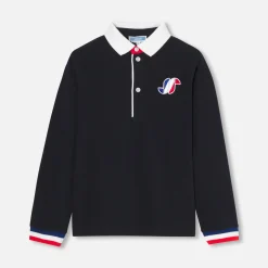 T-Shirt, Polo Et Sous-Pull-Jacadi Polo manches longues enfant garçon - marine MARINE JACADI