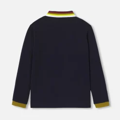 T-Shirt, Polo Et Sous-Pull-Jacadi Polo manches longues enfant garçon - marine MARINE JACADI