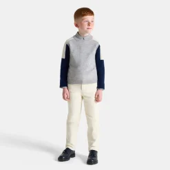 Pull, Sweat Et Cardigan-Jacadi Pull en cachemire enfant garçon - GRIS/MARINE