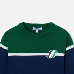 Pull, Sweat Et Cardigan-Jacadi Pull enfant garçon color block - lore GRIS/MULTICO