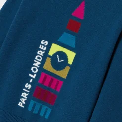 Pull, Sweat Et Cardigan-Jacadi Pull enfant garçon en coton et laine - ENCRE