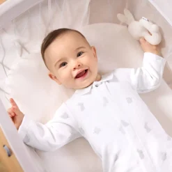 Pyjama|Pyjama-Jacadi Pyjama bébé en velours - lore BLANC/MULTICO