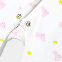 Pyjama|Pyjama-Jacadi Pyjama bébé fille en interlock - lore BLANC/MULTICO