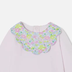 Pyjama|Pyjama-Jacadi Pyjama bébé fille en velours - rose pale ROSE PALE JACADI