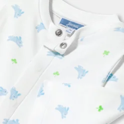 Pyjama|Pyjama-Jacadi Pyjama bébé garçon en interlock - lore BLANC/MULTICO
