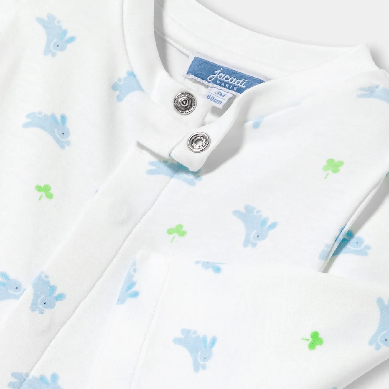 Pyjama|Pyjama-Jacadi Pyjama bébé garçon en interlock - lore BLANC/MULTICO