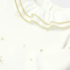Pyjama|Pyjama-Jacadi Pyjama de Noël bébé fille en velours - lore BLANC DOUX/MULTICO