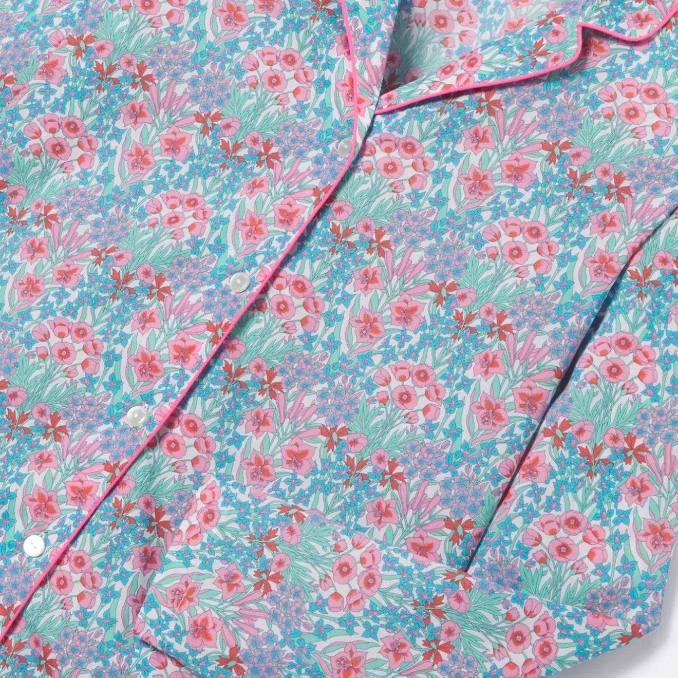 Pyjama Et Nuit-Jacadi Pyjama femme en tissu Liberty - lore BLEU/MULTICO