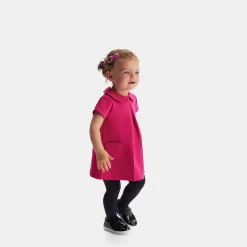 Robe-Jacadi Robe bébé fille coupe trapèze - FRAMBOISE